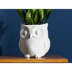 Vaso para Planta de Interior em Formato de Coruja