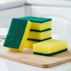 Kit 3 Esponjas de Louça Multiuso Anti-Risco Dupla Face Para Cozinha