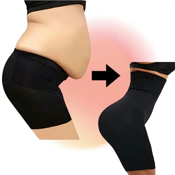 Short Cinta Modeladora 4 Barbatana Alta Compressão P ao GG Feminina