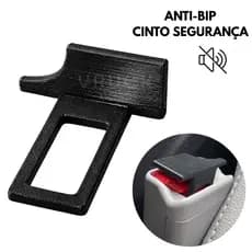 Lingueta Fivela Clip Cinto de Segurança Anti Bip Alarme Sonoro Universal Todos Carros