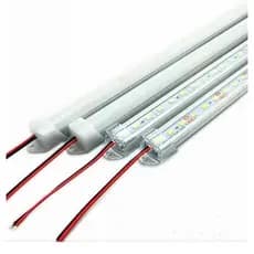 01 Barra Led 12 V 30cm Branco  C/ Calha C/ Plug
