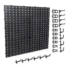 Painel Ferramentas Plástico Perfurado - Organizador Preto