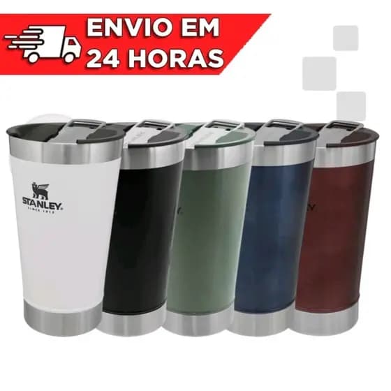 Copo térmico 473ml com tampa e abridor de Garrafa  quente e gelado super conservador de bebidas