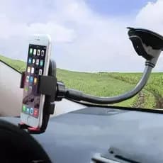Suporte Veicular Para Celular 360º Fixação Ventosa Vidro Articulado Base Ajustável