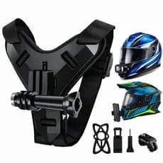 Suporte Celular Capacete Gopro Suporte Câmera Queixo Telefone