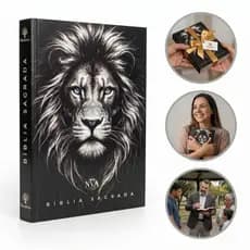Bíblia Sagrada NVA Palavras de Jesus em Vermelho Índice Colorido 9 Capas Disponíveis Evangelismo