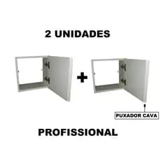 Nicho Toalheiro Armário C/ Porta Medidas 30x30x15cm (2 UNIDADES) (Oferta Limitada)