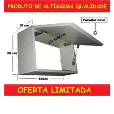 Nicho com porta basculante Para Banheiro, cozinha, quarto... (ORIGINAL)