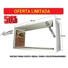 Nicho organizador para Dvd's ideal para colecionadores Cabe 27 Dvd's