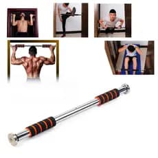 Barra Porta Fixa Exercicio Costas Braços Abdomen Musculação