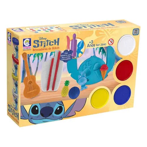 Brinquedo Brincadeira Do Stitch Com Massinhas