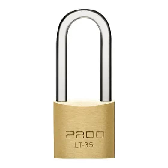 Cadeado com Haste Loga Pado SM LT-3550MM Dourado 51000619
