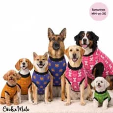 Roupa Pet Tricot Moletom Cachorro Gato Porte Pequeno Médio Grande Envio Imediato