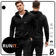 Casaco Masculino Tecido Chimpa Estampado Confortável Casual Moda Inverno