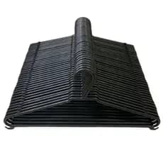Kit Cabide Preto Adulto Reforçado Unidades Resistente Premium Para Organização