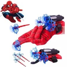 Luva Lança Teia Ventosa Homem Aranha Brinquedo Dardo Presente Menino Envio Rápido