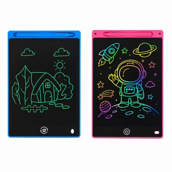 Lousa Mágica LCD 8,5 Polegadas Infantil Tela de Escrita e Desenho Colorida com Caneta