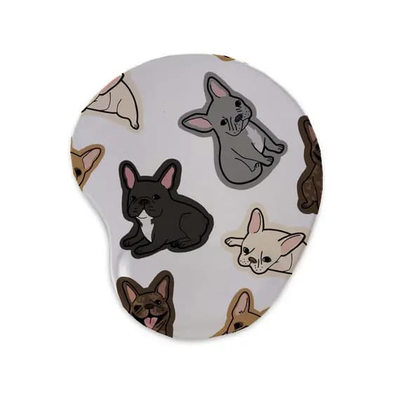 Mousepad – Dog Cachorro - Ergonômico Apoio De Punho Pulso