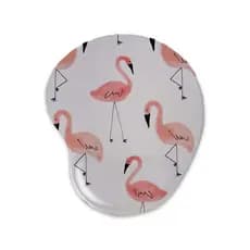 Mousepad – Flamingo - Ergonômico Apoio De Punho Pulso