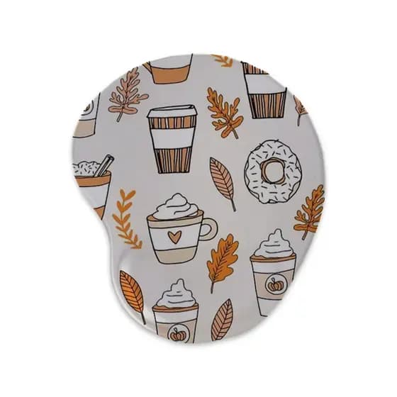 Mousepad – Café - Ergonômico Apoio De Punho Pulso
