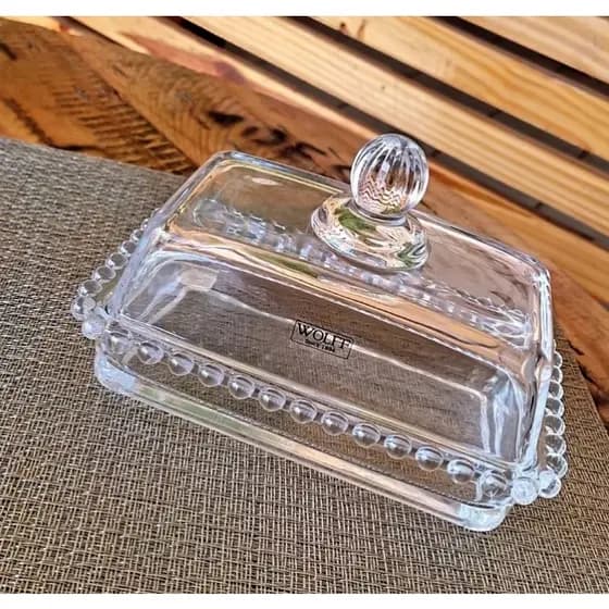 Manteigueira Pearl C/ Tampa Cristal Wolff 26755