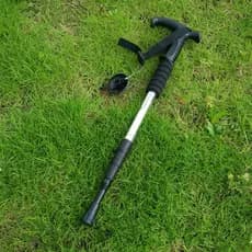 Bastão Caminhada Trekking Bengala Trilha Alumínio Retrátil anti shock amortecimento de mola extensível e leve