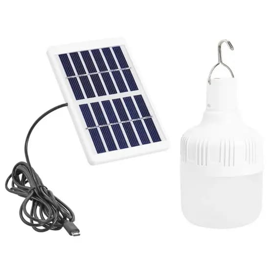 Lampada gancho Solar Portátil pendurar Barraca Camping Mini Led Recarregável com placa solar micro usb externa modo de misca alerta acampamento mecânica veicular