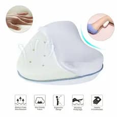 travesseiro almofada de pernas  triangulo joelho para dormir confortável ajeita coluna cervical na cama