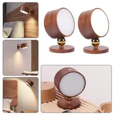 arandela de parede cabeceira cama leitura branco quente e frio magnética luz led  na frente e atrás