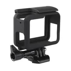 Frame vertical para gopro hero 5 6 7 e Hero 2018 armação horizontal telesin estrutura vazada