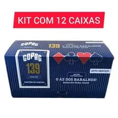Baralho Copag 139 Tradicional Caixa Com 12 Und Naipe Normal