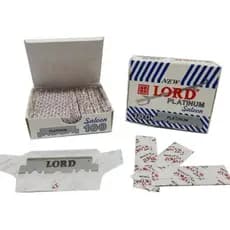 Lamina Para Barbear Lord Platinum Cortada 100 Laminas alta qualidade