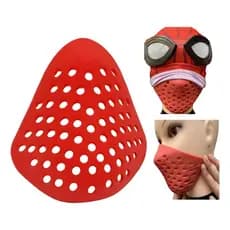 Máscara Faceshell de Rosto Maleável Para Cosplay Traje Homem Aranha