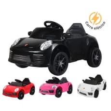 Carro Elétrico Infantil com Luz e Som Recarregável Controle Remoto Carrinho Criança Esportivo Zippy