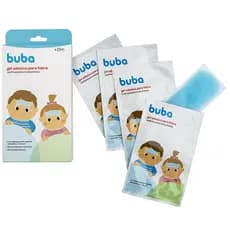 Kit de Compressas Adesivos para Febre Buba Gel para Aliviar Febre