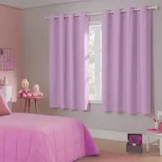 Cortina Rosa 2,20x 1,30M Para Meninas Blackout Para Quarto Infantil Blecaute Corta 100% a Luz do dia