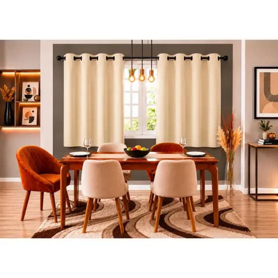 Cortina Blackout Impermeável PVC Sala 2,20 x 1,30