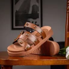 Sandalia Feminina De Bolinhas Papete Birken