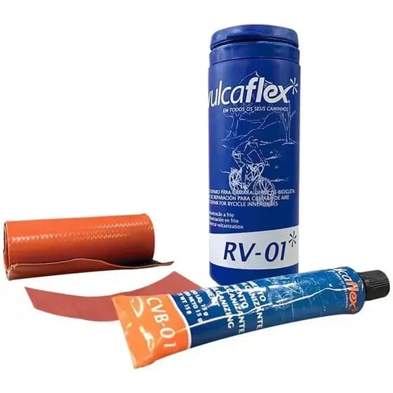 Kit Remendo Vulcaflex P/ Câmara De Ar Bicicleta Mtb Speed Trilha Passeio Pneu de Bike