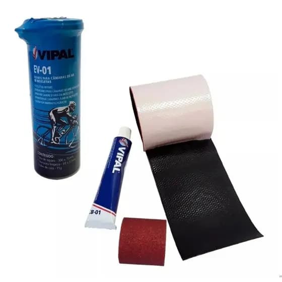 Kit Remendo Vipal Para Câmara De Ar De Bicicleta Todos os Aros Bike Mtb Speed Trilha Passeio Pneu