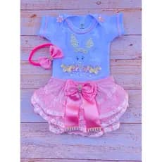 Body Páscoa Roupa bebê Páscoa