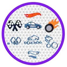 Kit Cortador Carro Hotweels Cupcake Confeiteiro Pirulito 5cm