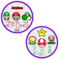 Kit Cortador Super Mario + Acessórios Cupcake Pirulito 3cm