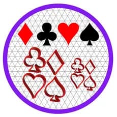 Kit 8 Cortadores Naipes Cartas Baralho Poker 3 Cm E 5 Cm