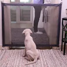 Rede Cerca Para Pets Cachorros Gatos E Crianças Tela Protetora Para Escadas E Portas Flexivel Removíve l 1,10cm larg x 0,79cm Cm