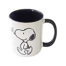 Caneca Personalizada Preta Snoopy
