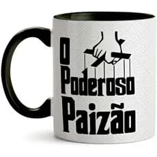 Caneca Preta O Poderoso Paizão