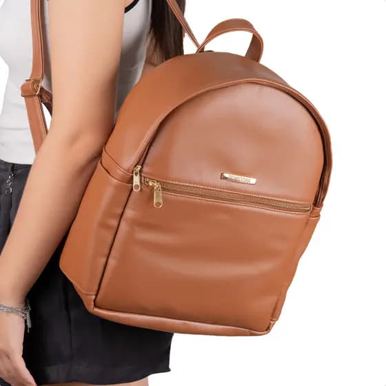 Mochila Feminina Domidona Minimalista Grande Alças ajustáveis