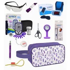 Kit Acadêmico - Aula Prática para Estágio Enfermagem Medicina + Oximetro G-TECH