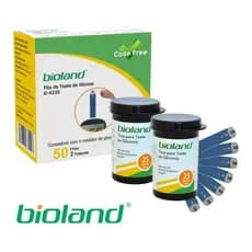 Kit Fitas de glicose para Glicosímetro ModeloG-425-3 / G-500 Bioland